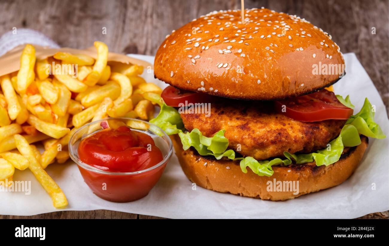Hamburger de Poulet